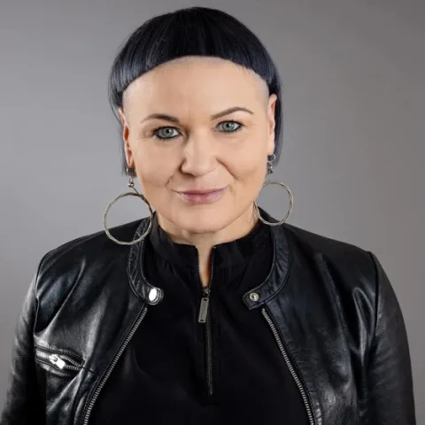 Portret Iwony Mirosław-Doleckiej, dyrektorki Żoliborskiego Domu Kultury