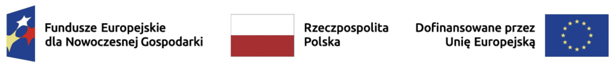 Fundusze Europejskie dla Nowoczesnej Gospodarki. Rzeczpospolita Polska. Dofinansowane przez Unię Europejską.